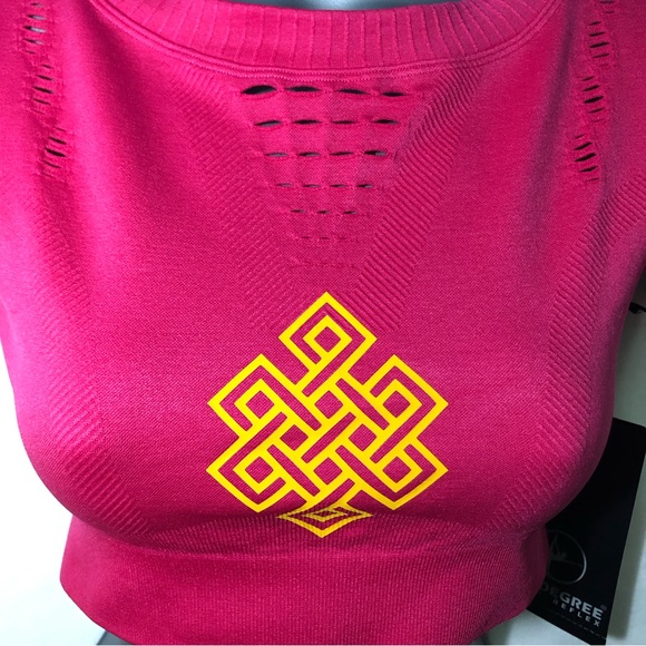 90' Degrees Crop Top Raspberry Jam Color NWT - Picture 6 of 12